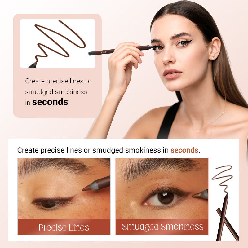 The Hours Dissolve. The Line Remains. 24HR Waterproof Eyeliner