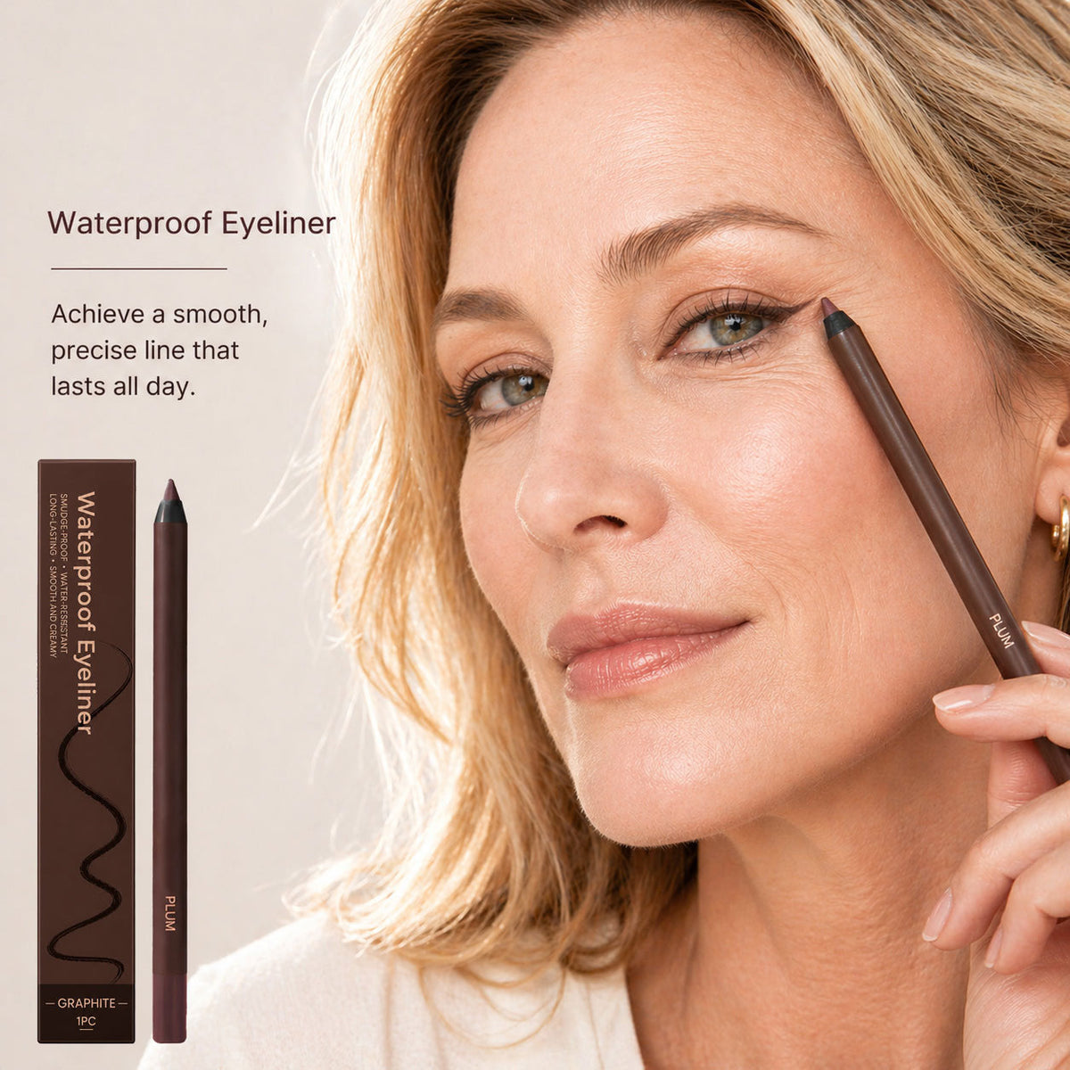The Hours Dissolve. The Line Remains. 24HR Waterproof Eyeliner